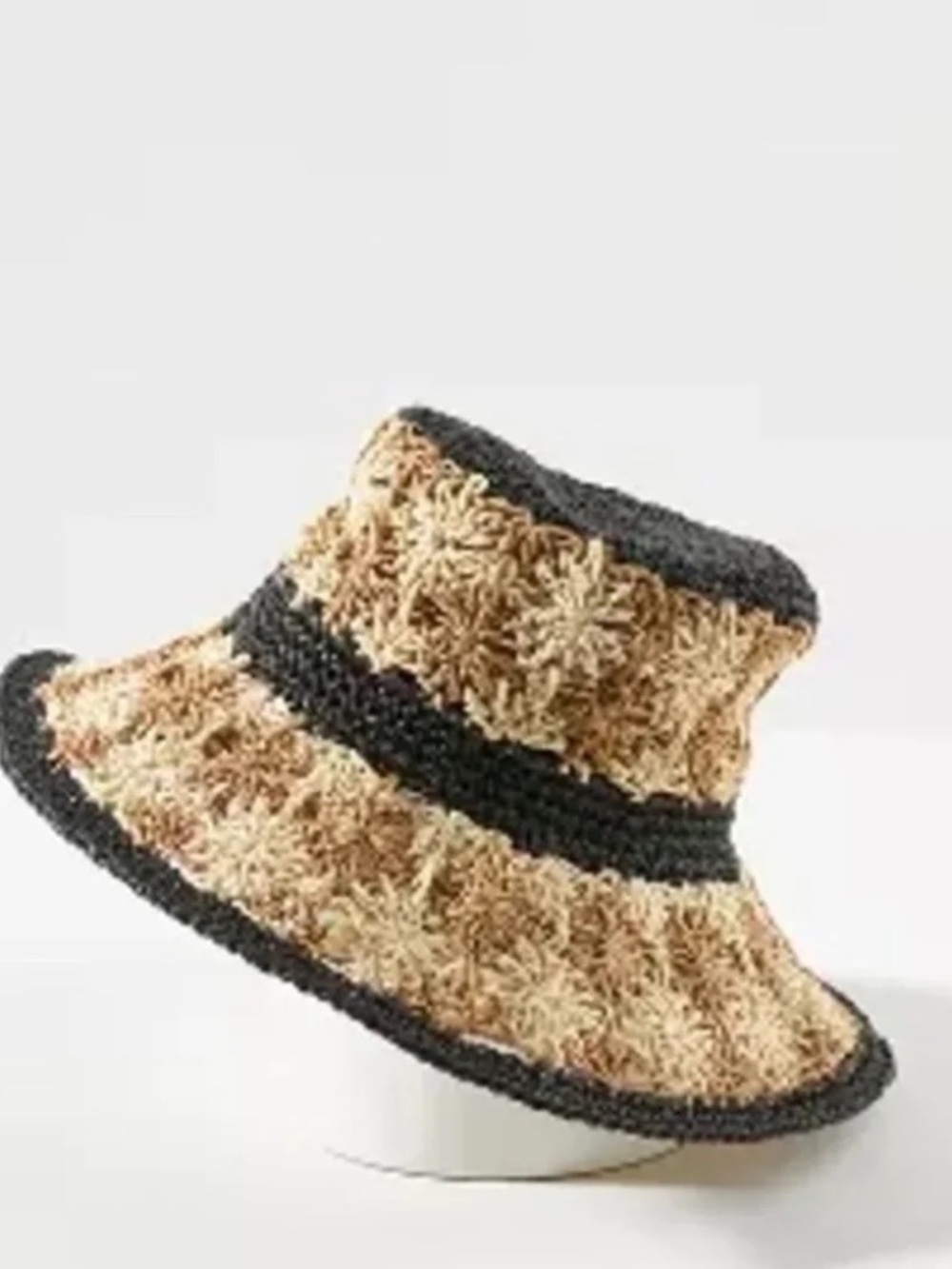 NWT Anthropologie Straw Bucket Hat